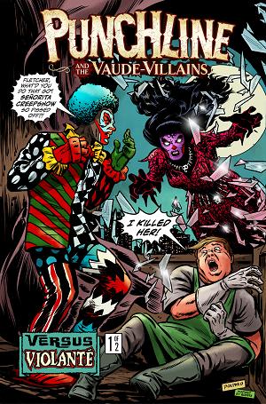 Punchline And The Vaude-Villains Vs Violante #1 CVR B (OF 2) CVR B NIK POLIWKO cover