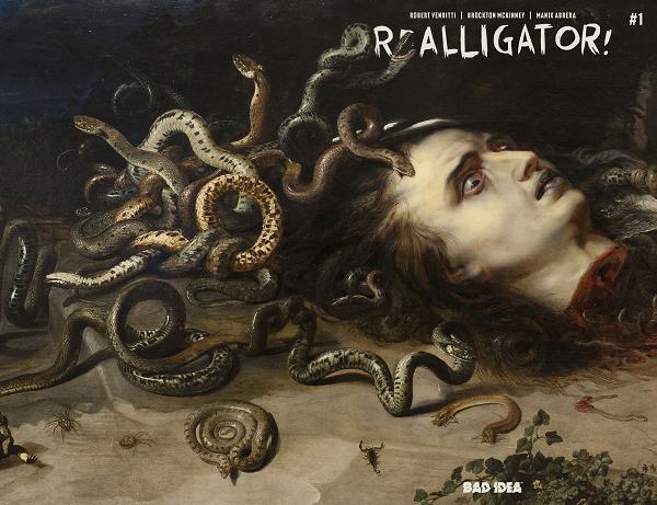 Realligator #1 variant cover by Peter Paul Ruebens