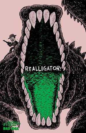 Realligator #1 CVR H (ONE SHOT) CVR H INC 1:100 MANIX ABRERA ERROR EDITION cover