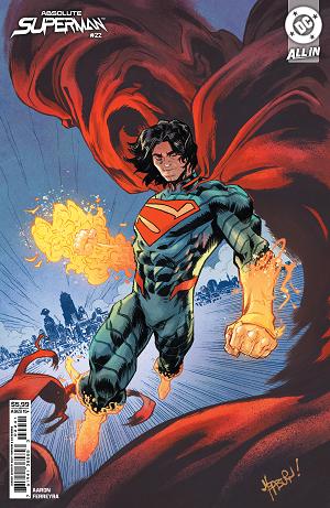 Absolute Superman #22 CVR D CVR D SCOTT HEPBURN CARD STOCK cover