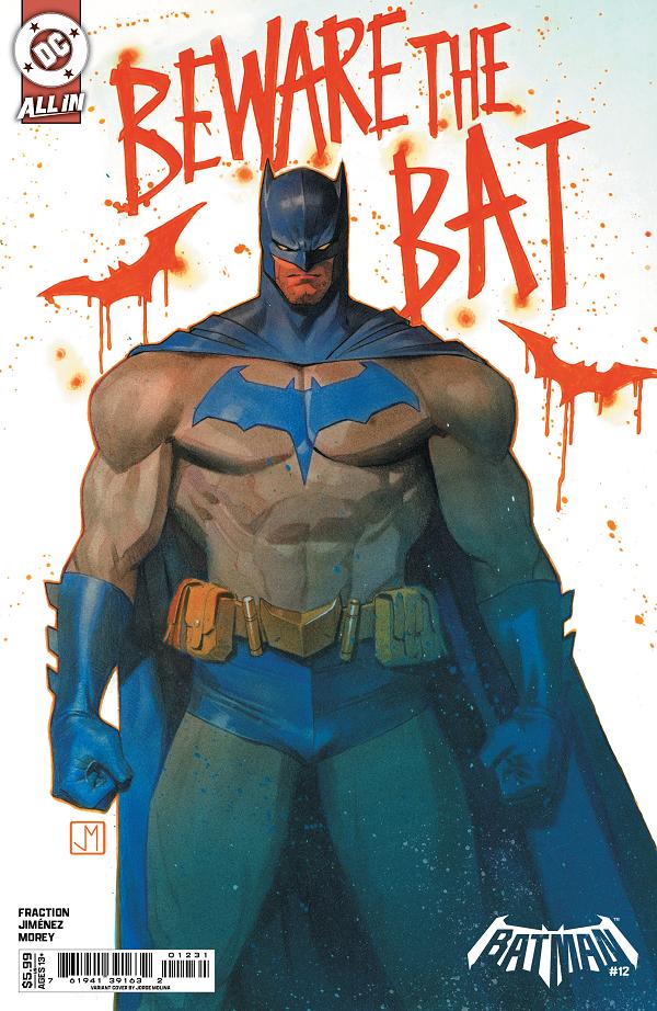 Batman #12 CVR C CVR C JORGE MOLINA CARD STOCK cover