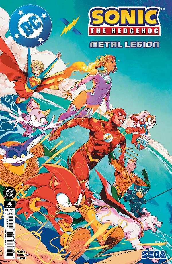 Dc X Sonic The Hedgehog Metal Legion #4 CVR A PABLO M COLLAR cover