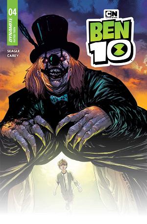 Ben 10 #4 CVR M INC 1:50 ROBERT CAREY SIGNED BY STEVEN T. SEAGLE (NET) cover