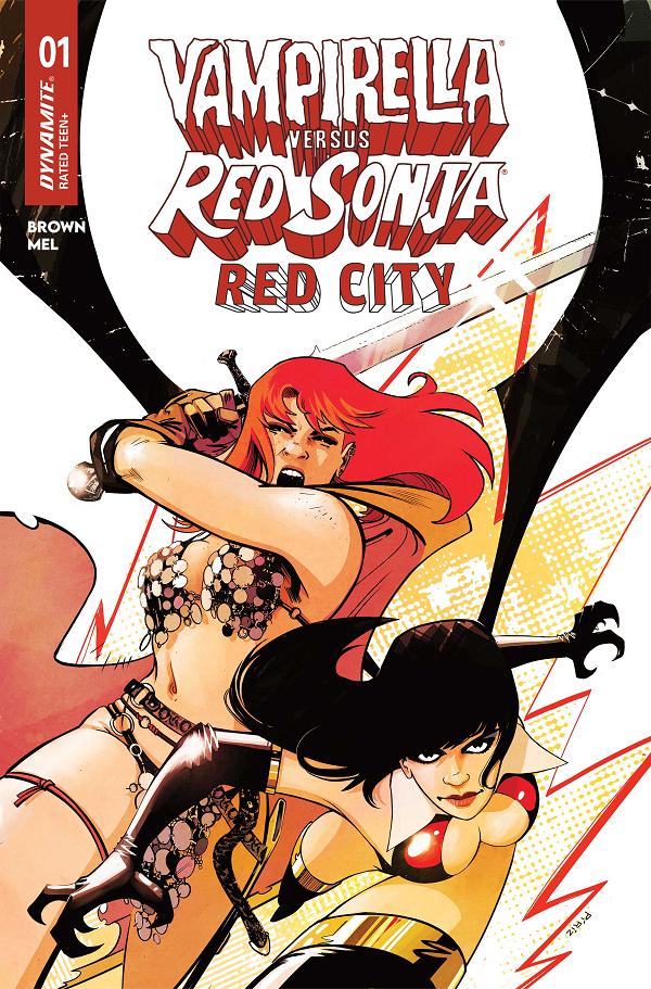 Vampirella Vs Red Sonja Red City #1 CVR A SEBASTIAN PIRIZ cover