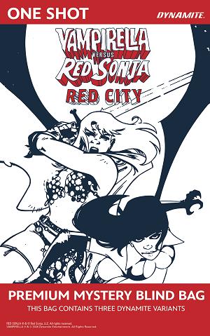 Vampirella Vs Red Sonja Red City #1 CVR F CVR F PREMIUM MYSTERY BLIND BAG cover