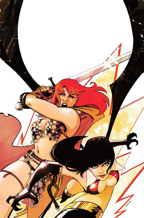Vampirella Vs Red Sonja Red City #1 CVR K CVR K INC 1:20 SEBASTIAN PIRIZ VIRGIN cover