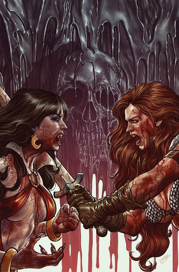 Vampirella Vs Red Sonja Red City #1 CVR J CVR J INC 1:15 DIEGO YAPUR VIRGIN cover