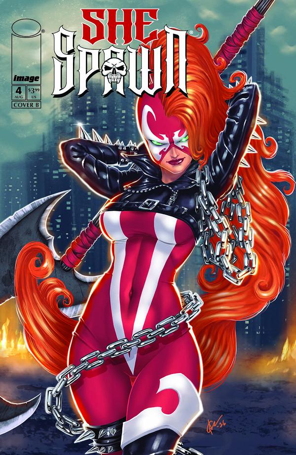 She-Spawn #4 CVR B (OF 5) CVR B DAVE HARRIGAN cover
