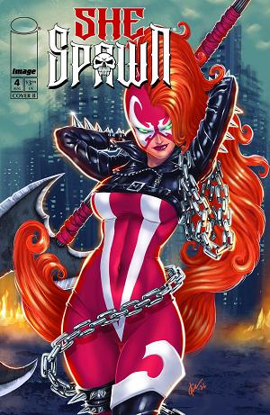 She-Spawn #4 CVR B (OF 5) CVR B DAVE HARRIGAN cover