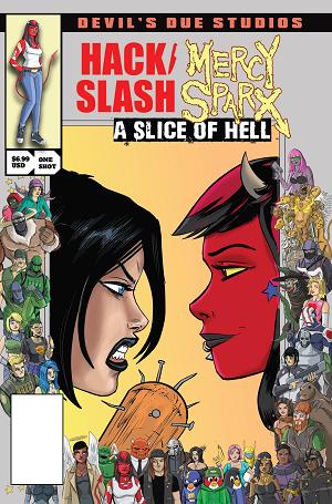 Devils Due Presents Hack Slash Mercy Sparx #1 CVR B (ONE-SHOT) CVR B TIM SEELEY JOSH BLAYLOCK HOMAGE cover