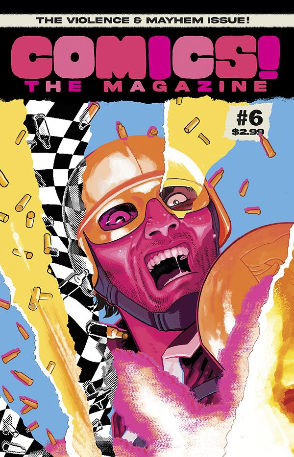 Comics The Magazine #6 cover by Rico Renzi