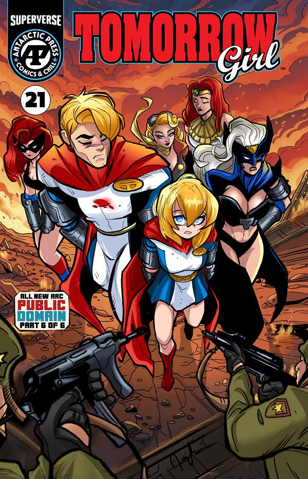 Tomorrow Girl #21 cover by Terry Parr