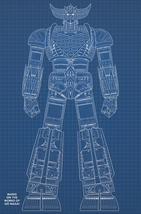 Ufo Robot Grendizer #1 CVR E (OF 4) CVR E BLUEPRINT DENIS BAJRAM & BRICE COSSU cover