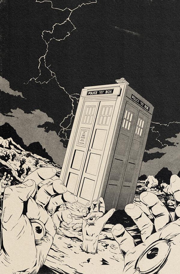 Doctor Who Circuit Breaker #2 variant cover by Flops