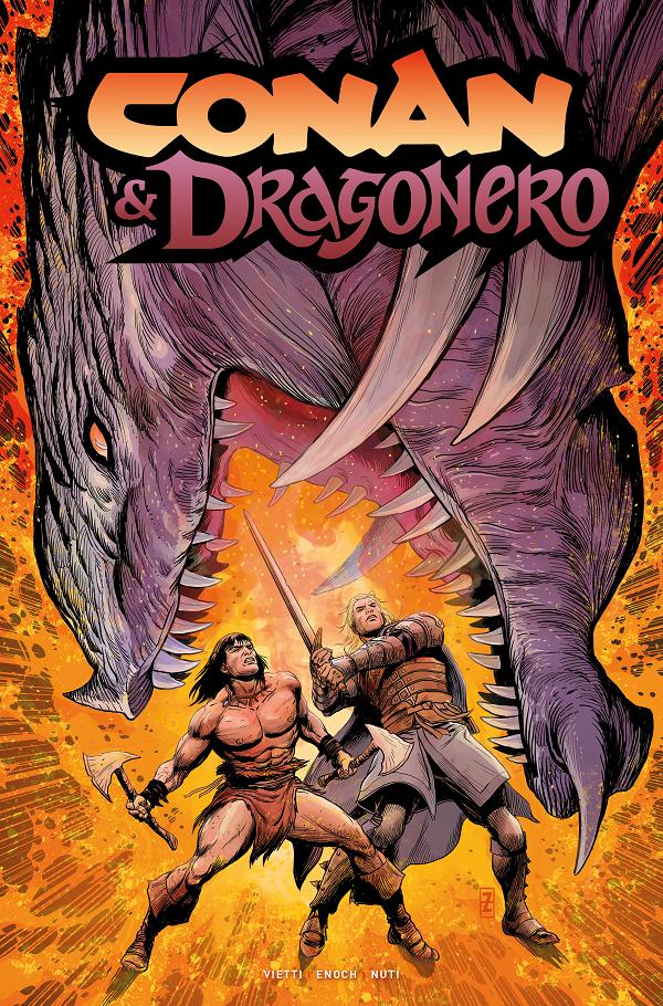 Conan And Dragonero #4 CVR A PATCH ZIRCHER (MR) cover