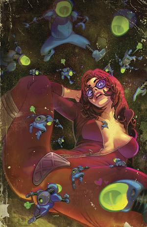 Money Shot The F* Offs #1 CVR E (OF 5) CVR E INC 1:4 (40) FLAVIANO FULL ART cover