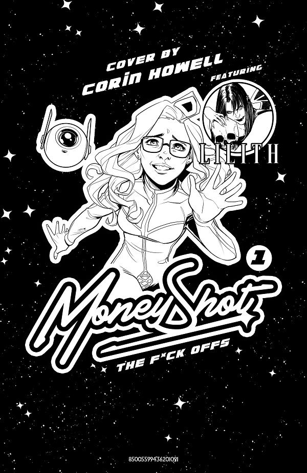 Money Shot The F* Offs #1 variant cover by Corin Howell