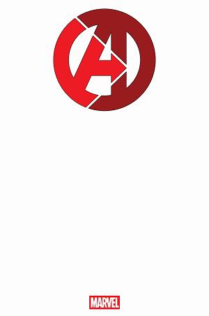 Avengers #1 BLANK COVER VARIANT A cover