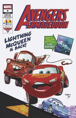 Avengers: Armageddon #4 GERMAN PERALTA PIXAR 40TH VARIANT cover