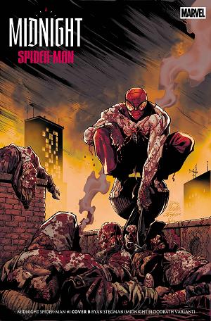 Midnight Spider-Man #1 CLAYTON CRAIN 3-PART CONNECTING VARIANT cover