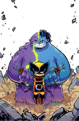 Infernal Hulk Vs. Wolverine #1 SKOTTIE YOUNG VIRGIN VARIANT [1:50] cover