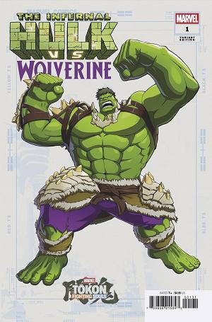 Infernal Hulk Vs. Wolverine #1 MARVEL TOKON: FIGHTING SOULS VARIANT cover