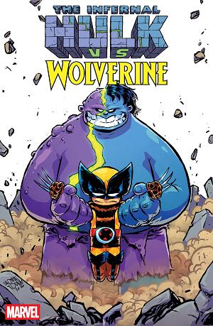 Infernal Hulk Vs. Wolverine #1 SKOTTIE YOUNG VARIANT cover
