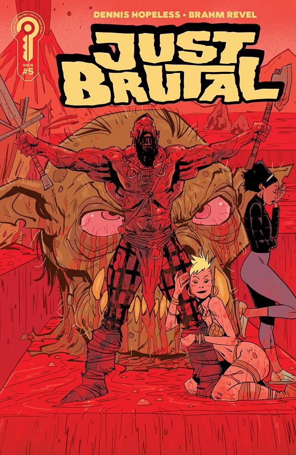 Just Brutal Cover A Brahm Revel #5 Cover A Brahm Revel cover