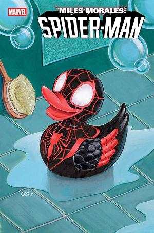 Miles Morales: Spider-Man #1 CHRISSIE ZULLO MARVEL DUCK VARIANT cover
