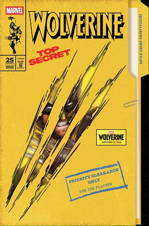 Wolverine #25 JOCK MARVEL GAMES VARIANT cover