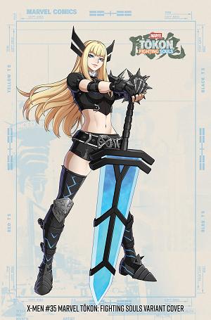 X-Men #35 MARVEL TOKON: FIGHTING SOULS VARIANT cover