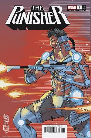 Punisher #7 GIUSEPPE CAMUNCOLI 2-PART CONNECTING VARIANT cover