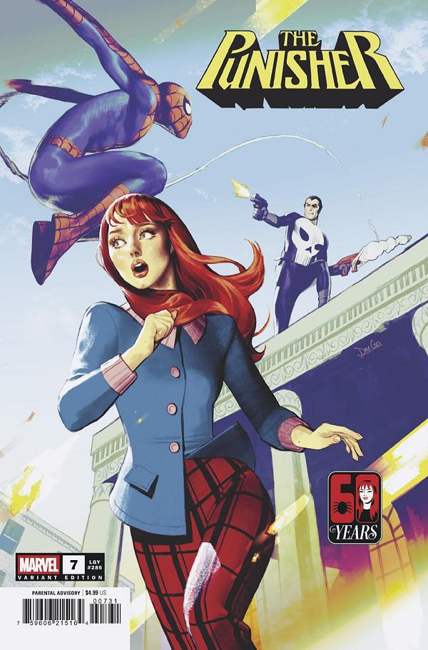 Punisher #7 DAVI GO MARY JANE WATSON VARIANT cover