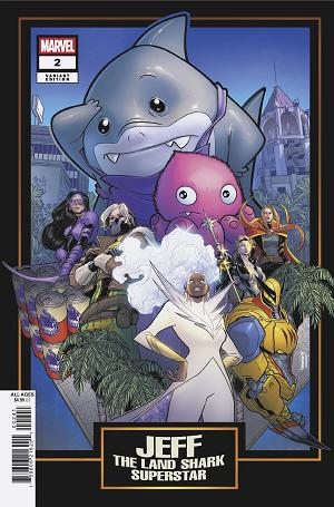 Jeff The Land Shark: Superstar #2 DAVID BALDEON VARIANT cover