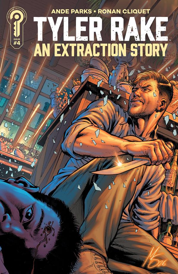 Tyler Rake: An Extraction Story Cover A Declan Shalvey #4 Cover B Marco Santucci cover