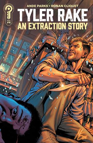 Tyler Rake: An Extraction Story Cover A Declan Shalvey #4 Cover B Marco Santucci cover