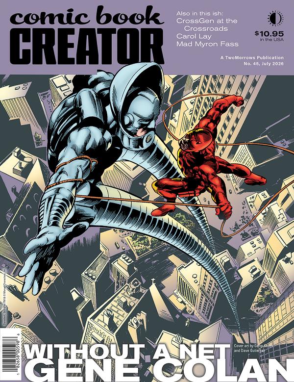 Comic Book Creator #45 cover by Gene Colan