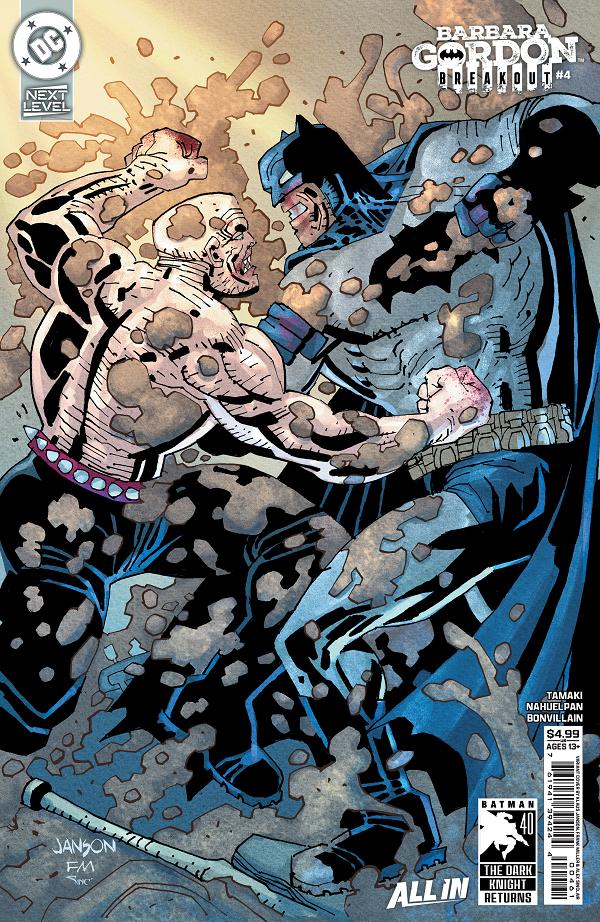 Barbara Gordon Breakout #4 CVR F CVR F KLAUS JANSON & FRANK MILLER DARK KNIGHT RETURNS 40TH ANNIVERSARY CARD STOCK cover