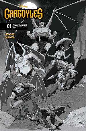 Gargoyles #1 CVR K (2026) CVR K INC 1:15 DREW MOSS LINE ART cover
