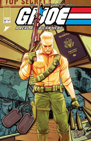 G.I. Joe: A Real American Hero #331 CVR C CVR C NIMIT MALAVIA SECRET DOSSIER cover