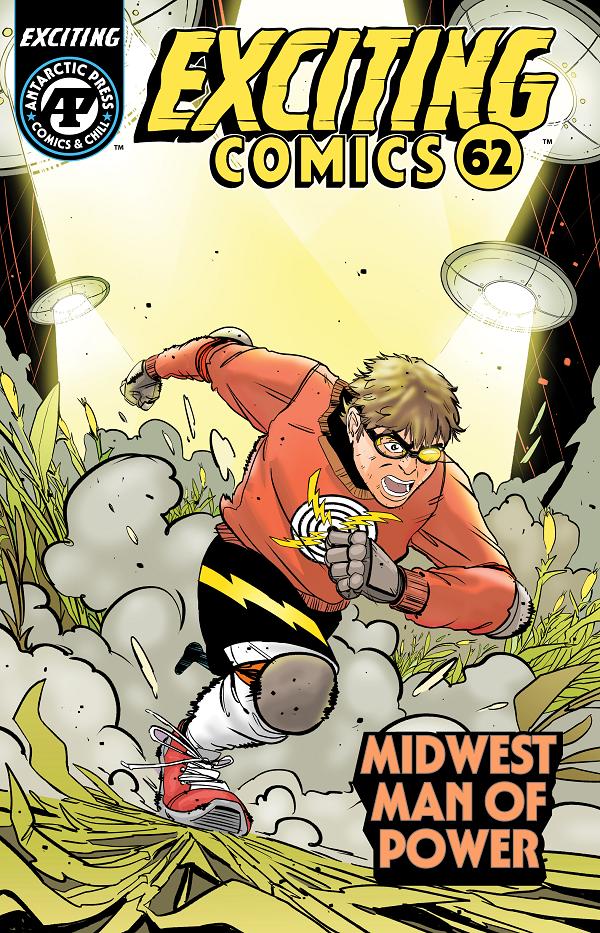 Exciting Comics #62 cover by Gianmaria Orlandi