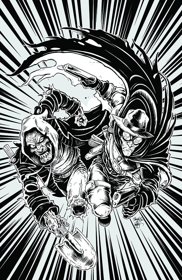 Living Corpse Hexx Files #1 variant cover by Ken Haeser