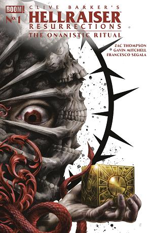 Hellraiser: Resurrections - The Onanistic Ritual A Main (Dressed, Kendall) #1 G FOC Reveal Variant (Dressed, Currey) cover