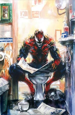 The Amazing Venom #1 TBD ARTIST VIRGIN VARIANT [1:100] cover