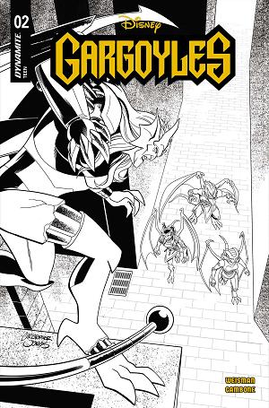 Gargoyles (2026) #2 CVR H CVR H INC 1:15 DREW MOSS LINE ART cover