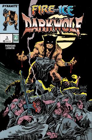 Fire And Ice Darkwolf #3 CVR K CVR K ROBERT HACK cover