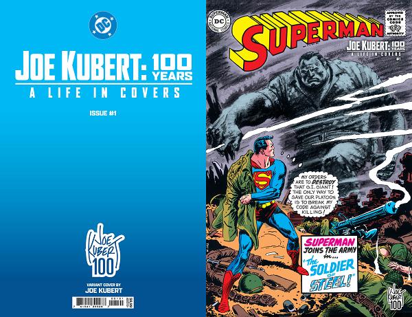 Joe Kubert 100 Years A Life In Covers #1 CVR B (ONE SHOT) CVR B JOE KUBERT FOIL cover