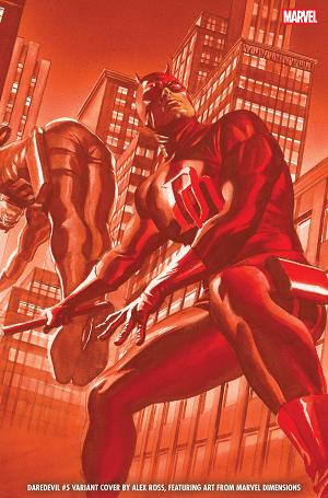 Daredevil #5 ALEX ROSS MARVEL DIMENSIONS VARIANT cover