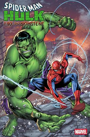 Spider-Man/Hulk: Fire And Brimstone #1 MARCO CHECCHETTO FOIL VARIANT cover