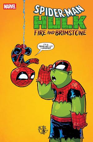 Spider-Man/Hulk: Fire And Brimstone #1 SKOTTIE YOUNG VARIANT cover